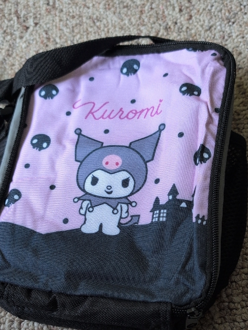Kuromi Kids Backpack Set in Light Purple - Picture 7 of 13